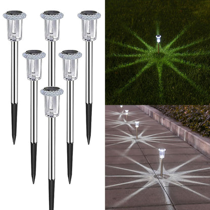 pack de 6 Lampes Solaires LED – Effet Ciel Étoilé – Étanches et Auto-activées