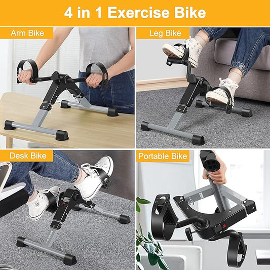 Mini Vélo d’Appartement Pliable avec Écran LCD – Fitness & Rééducation à Domicile