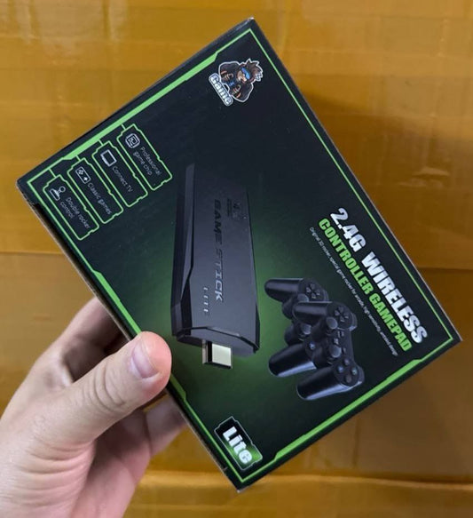🎮 Game Stick 4K – Console de Jeux Rétro avec 2 Manettes Sans Fil